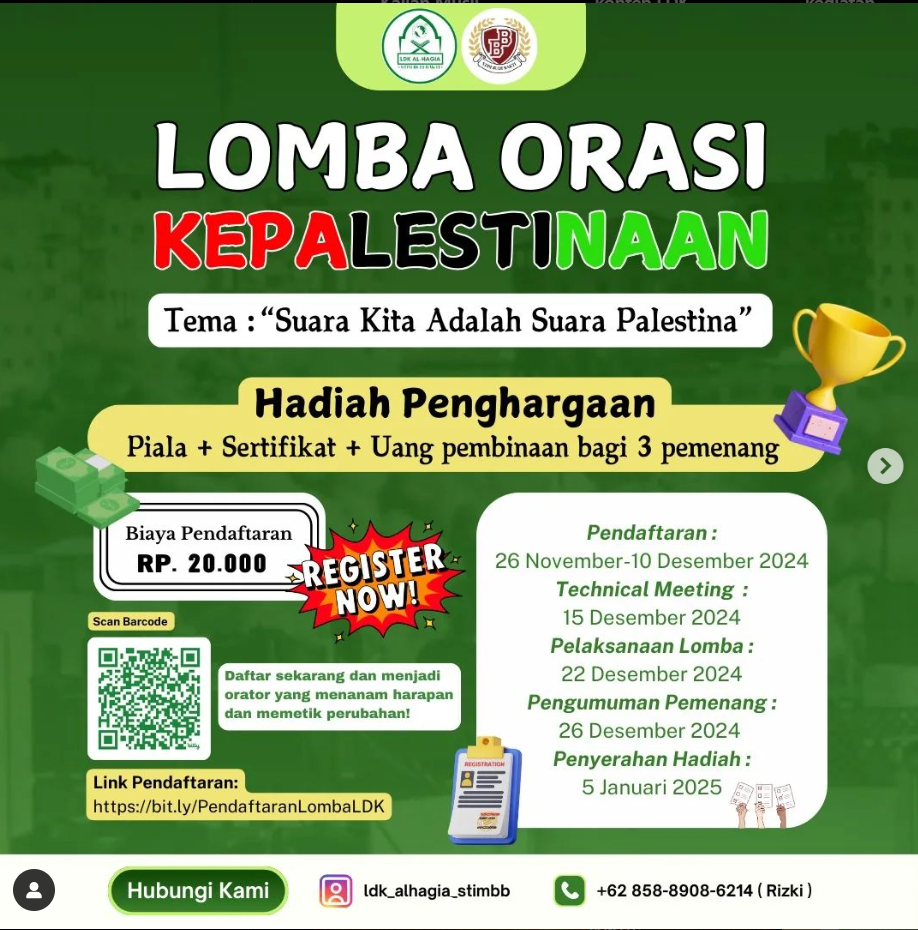 lomba orasi palestina