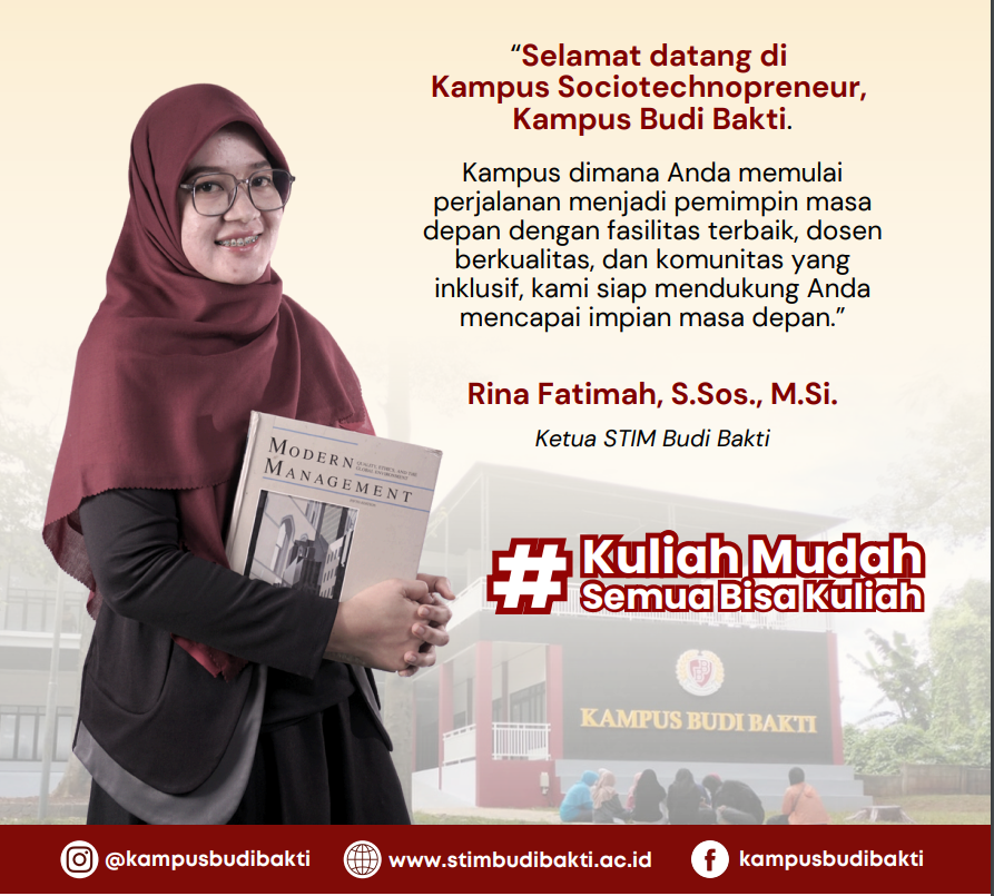 Selamat datang di Kampus Sociotechnopreneur, Kampus Budi Bakti.