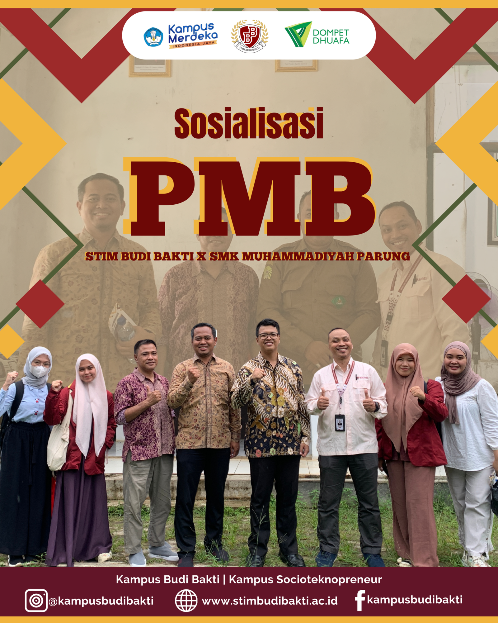 Kampus Budi Bakti Sosialisasi PMB SMK Muhammadiyah Bogor