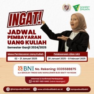 Pengumuman Pembayaran Kuliah Semester Ganjil 2024/2025