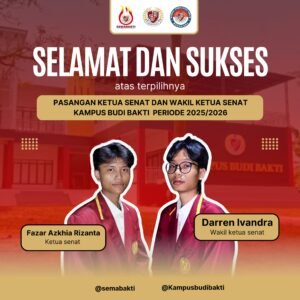 Hasil Pemilihan Raya Mahasiswa Kampus Budi Bakti