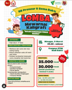 🎨✨ LOMBA MEWARNAI KALIGRAFI & BERBAGI TAKJIL! ✨🎨