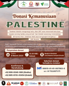 Kampus Budi Bakti Ajak Mahasiswa Dan Masyarakat Galang Dana Bantuan Kemanusiaan Untuk Palestina